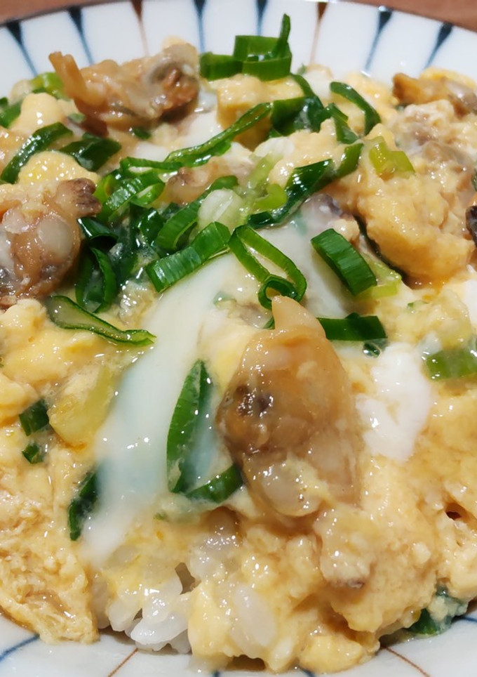 あさりの卵とじ丼-レシピのメイン写真