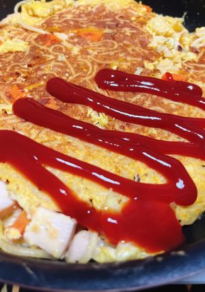 失敗カルボナーラ.パスタを卵でリメイク！-レシピのメイン写真