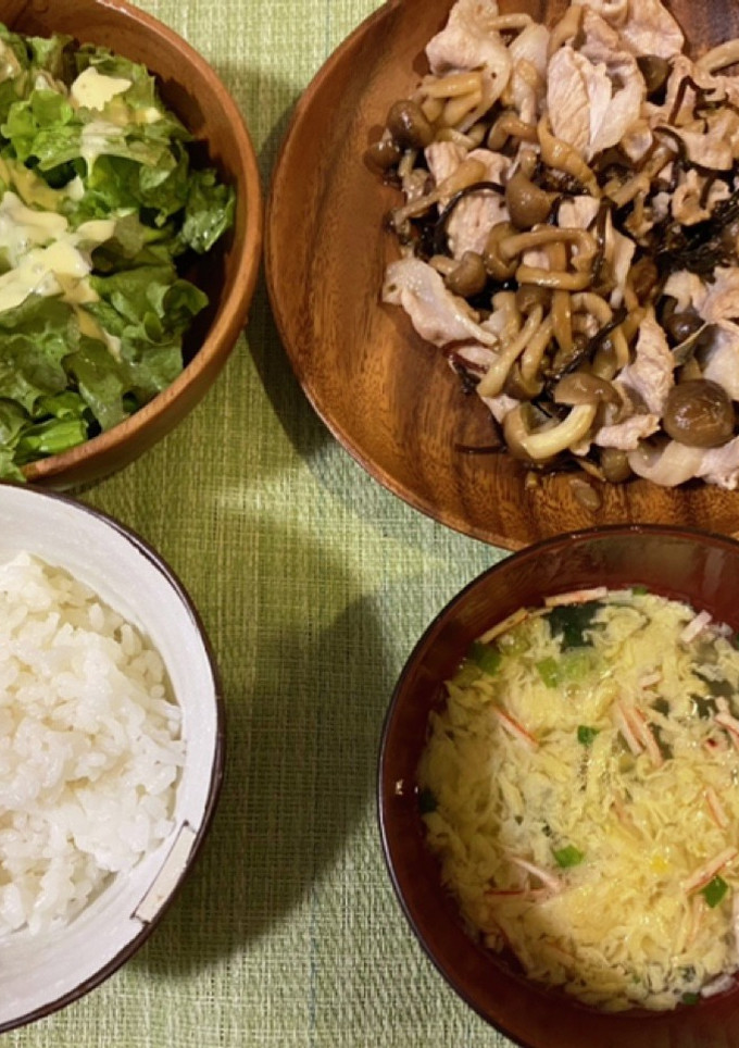 ぶた肉とぶなしめじの塩こん部長炒め-レシピのメイン写真