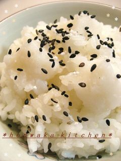 シンプルに☆長芋(里芋)の炊き込みご飯-レシピのメイン写真