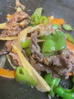 千切りしない青椒肉絲風牛肉炒め-レシピのメイン写真
