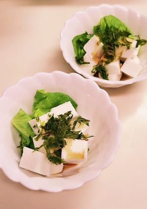 ◇簡単☆新しい和風のサラダ♪青海苔添え◇-レシピのメイン写真