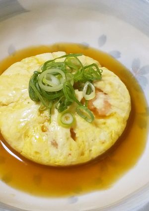 簡単!豆腐とえびの茶巾蒸し-レシピのメイン写真