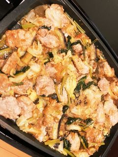 ホットプレートで簡単!豚ヒレ肉のみぞれ煮-レシピのメイン写真