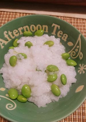 塩枝豆のお粥さん-レシピのメイン写真