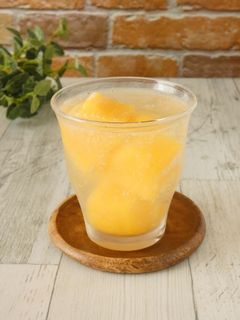 フルーツ氷のソーダ-レシピのメイン写真