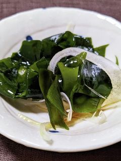 わかめと新玉ねぎのポン酢サラダ-レシピのメイン写真