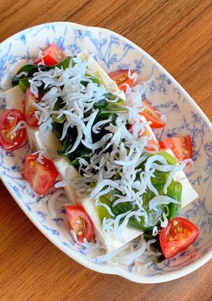 豆腐わかめサラダ-レシピのメイン写真