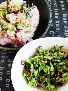 おにぎりに。 じゃことカブ葉ふりかけ-レシピのメイン写真