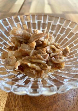 おにぎりの具に♪豚バラ醤油炒め-レシピのメイン写真
