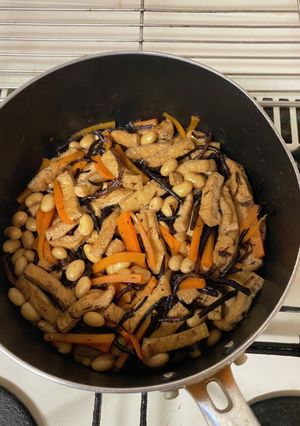 意外と簡単♪ひじきと大豆の煮物-レシピのメイン写真