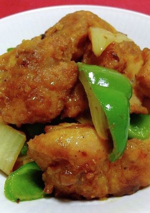 ピーマンと鶏肉のカレー炒め-レシピのメイン写真