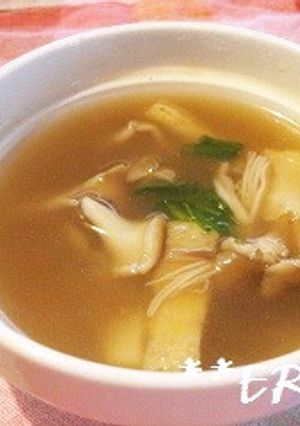 まいたけスープ～♪♪-レシピのメイン写真