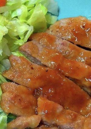 我が家のトンテキ-レシピのメイン写真
