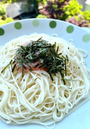 たらこ素麺-レシピのメイン写真