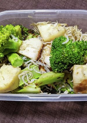 かぶとブロッコリーのしらす炒め-レシピのメイン写真