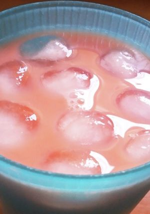ダイエット♡トマトジュースの牛乳割り-レシピのメイン写真