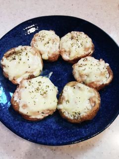 簡単!椎茸のツナマヨチーズ焼き-レシピのメイン写真
