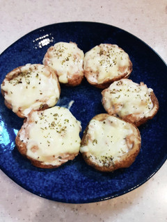 簡単!椎茸のツナマヨチーズ焼き-レシピのメイン写真