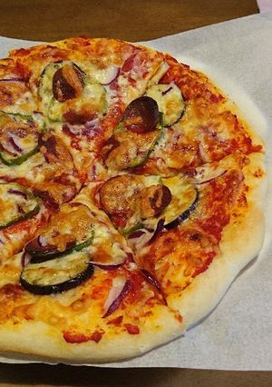 ナスとピーマンの夏野菜ピザ-レシピのメイン写真