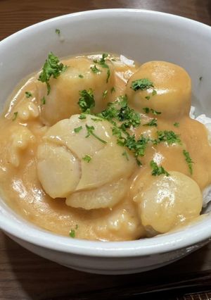 【簡単】濃厚ほたてクリームごはん-レシピのメイン写真