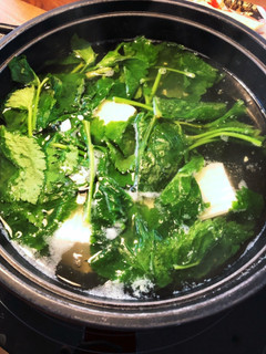 みつばが主役の湯豆腐-レシピのメイン写真