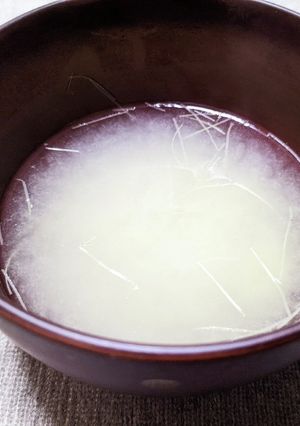 ヤングコーンのひげの味噌汁-レシピのメイン写真