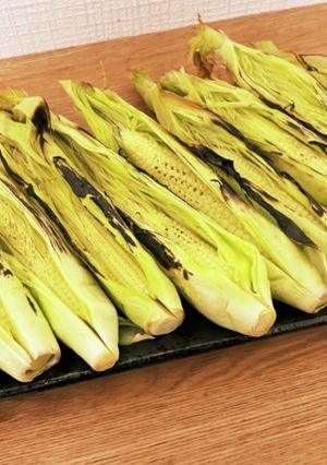 皮付きヤングコーンのグリル-レシピのメイン写真