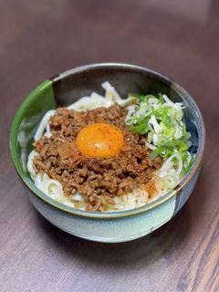 中華風肉味噌うどん♪-レシピのメイン写真