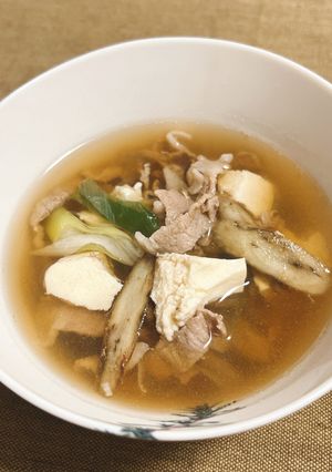 ゴボウと豆腐のけんちん汁-レシピのメイン写真