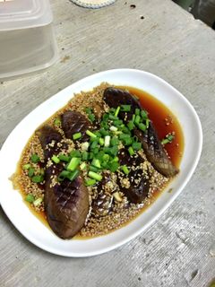 焼き茄子のニンニクダレ和え-レシピのメイン写真