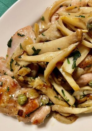 鶏ときのこのケイパー炒め-レシピのメイン写真