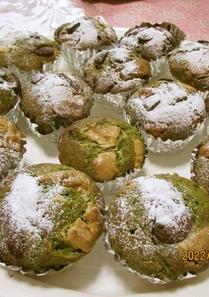 HM粉を使って抹茶チョコマフィン！-レシピのメイン写真