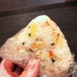桜海老とエメンタールチーズのおにぎり
