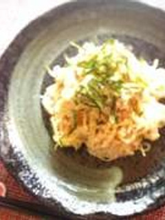 豆腐と梅の冷製パスタ♪-レシピのメイン写真