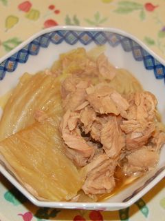 白菜・シーチキンの簡単煮物-レシピのメイン写真