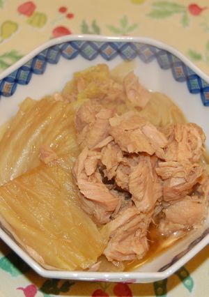 白菜・シーチキンの簡単煮物-レシピのメイン写真