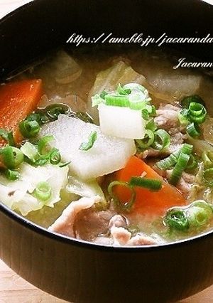 具沢山☆長いもの豚汁-レシピのメイン写真