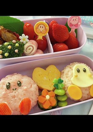 カービィ＆ワドちゃん弁当-レシピのメイン写真