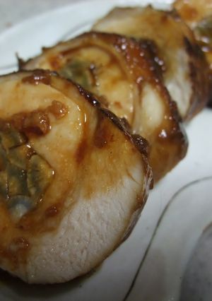 チキンロールの照り照り煮-レシピのメイン写真