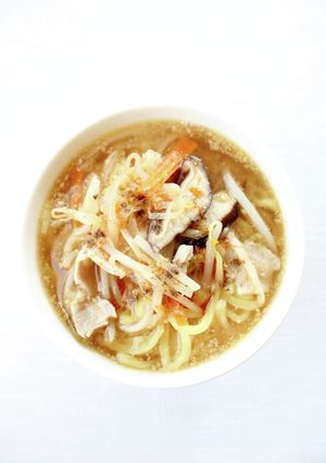 簡単美味しい【豚ばらもやしの味噌ラーメン-レシピのメイン写真