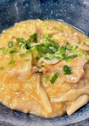 大満足♪すき焼き風オートミール雑炊-レシピのメイン写真