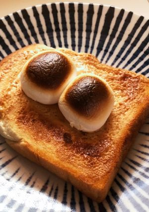 ピーナッツクリームマシュマロパン-レシピのメイン写真