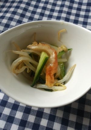 袋で作る　お袋の味　＜中華サラダ＞-レシピのメイン写真