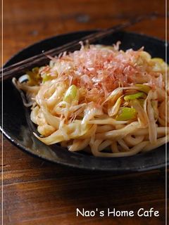 ネギ焼きうどん-レシピのメイン写真