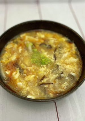 簡単ホットアンドサワースープ♪ 酸辣湯風-レシピのメイン写真