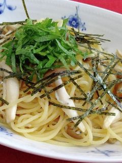 しめじとじゃこの白だし和風パスタ-レシピのメイン写真