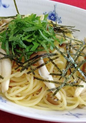 しめじとじゃこの白だし和風パスタ-レシピのメイン写真