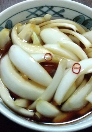 新玉ねぎのにんにく醤油漬け-レシピのメイン写真