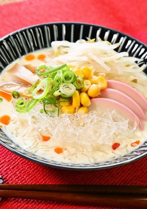 プチ！プチ！海藻麺で豆乳冷やしラーメン風-レシピのメイン写真